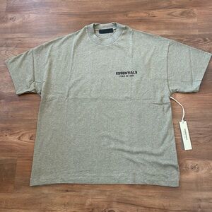 Authentic New Fear of God Essentials Dark Heather Gray Size Large